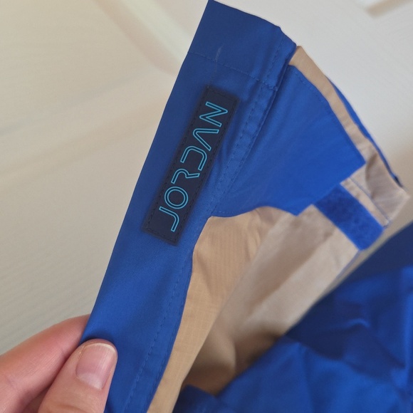 Jordan Utility Jacket M NWT Convertible Women's Blue and Tan $175 - Picture 12 of 13